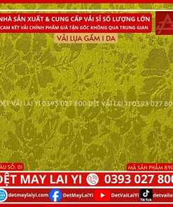 Kho Vải Lụa Gấm 1 Da Màu Xanh Rêu May Áo Dài Lai Yi Quận Bình Tân