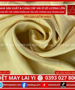 Tổng Kho Vải Lụa Latin Màu Lai Yi