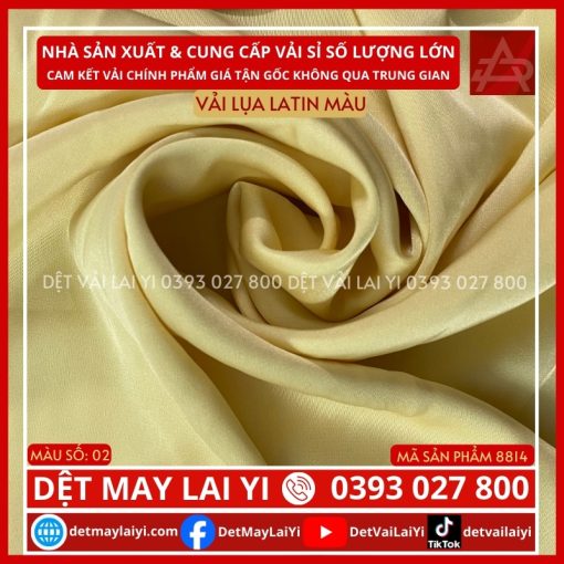 Tổng Kho Vải Lụa Latin Màu Lai Yi