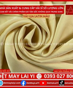 Vải Lụa Latin Màu Lai Yi