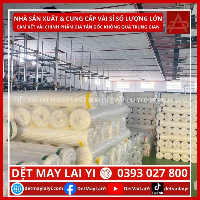 Tổng kho Dệt Vải Lai Yi sỉ số lượng lớn giá gốc không qua trung gian