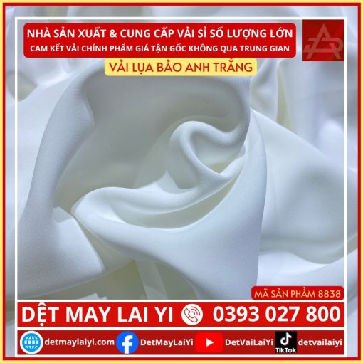 Xưởng vải lụa bảo anh trắng Lai Yi