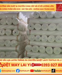 Cung cấp sỉ vải Latin trắng may Pyjama giá tốt nhất thị trường tại Laiyi Textile Co., Ltd